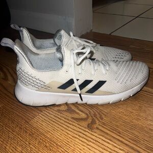 Adidas Cream and Black Sneakers